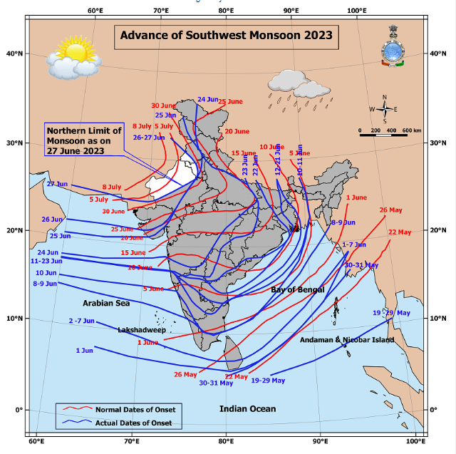 Monsoon Alert पश्चिमी यूपी-उत्तराखंड समेत इन राज्यों में भारी बारिश की संभावना जानें देश में मानसून के हाल
